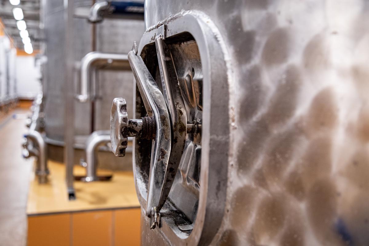 Dvířka fermentačního tanku